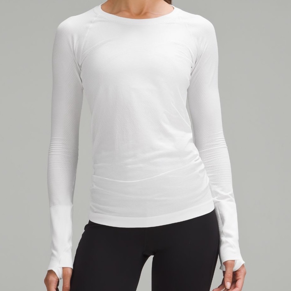 lululemon athletica Swiftly Tech Long Sleeve white